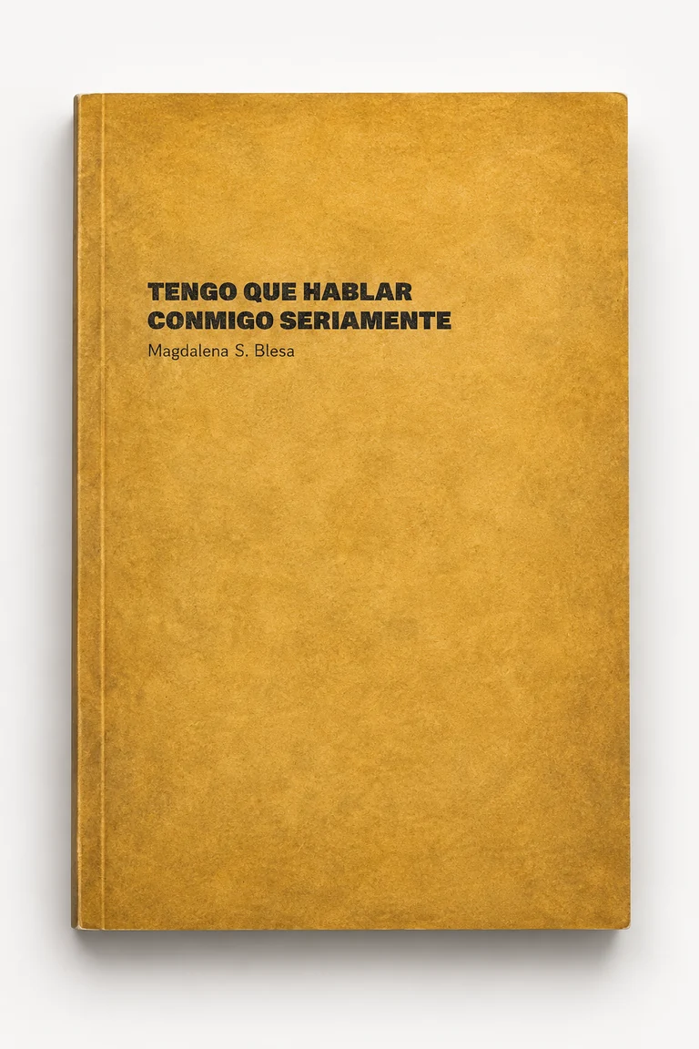 Tengo que hablar conmigo seriamente