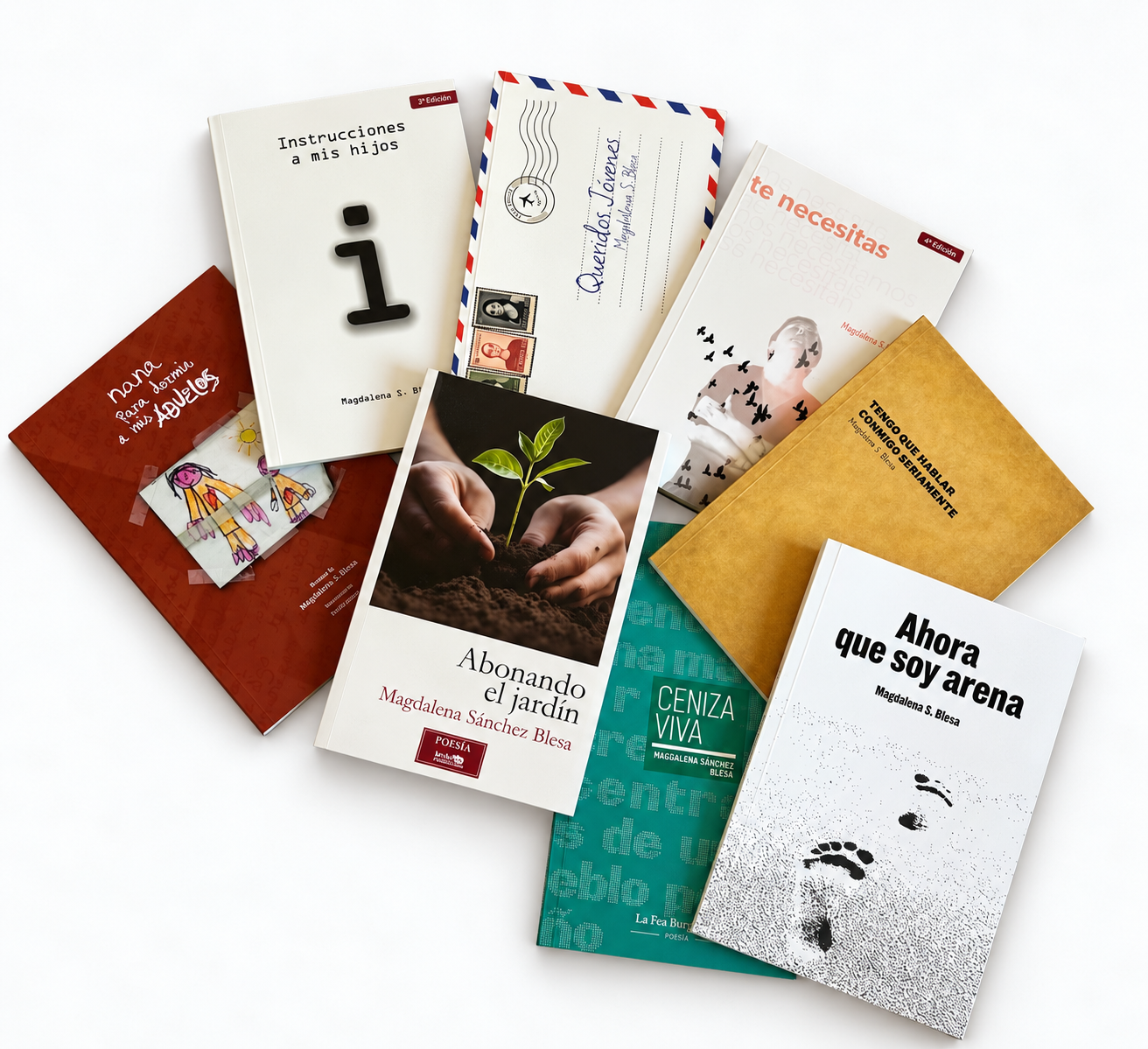 Composición de libros de Magdalena Sánchez Blesa